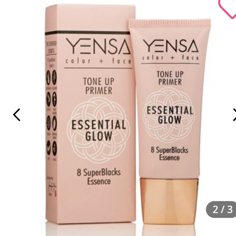 Yensa, tone up primer, essential glow